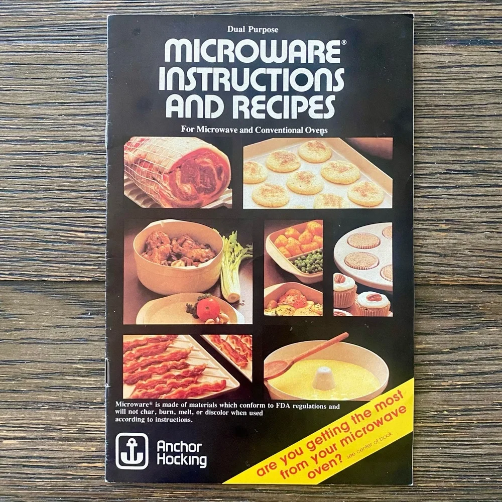 Vintage Microwave Cookbook Bundle Recipes Lot 3 Books Cooking Baking